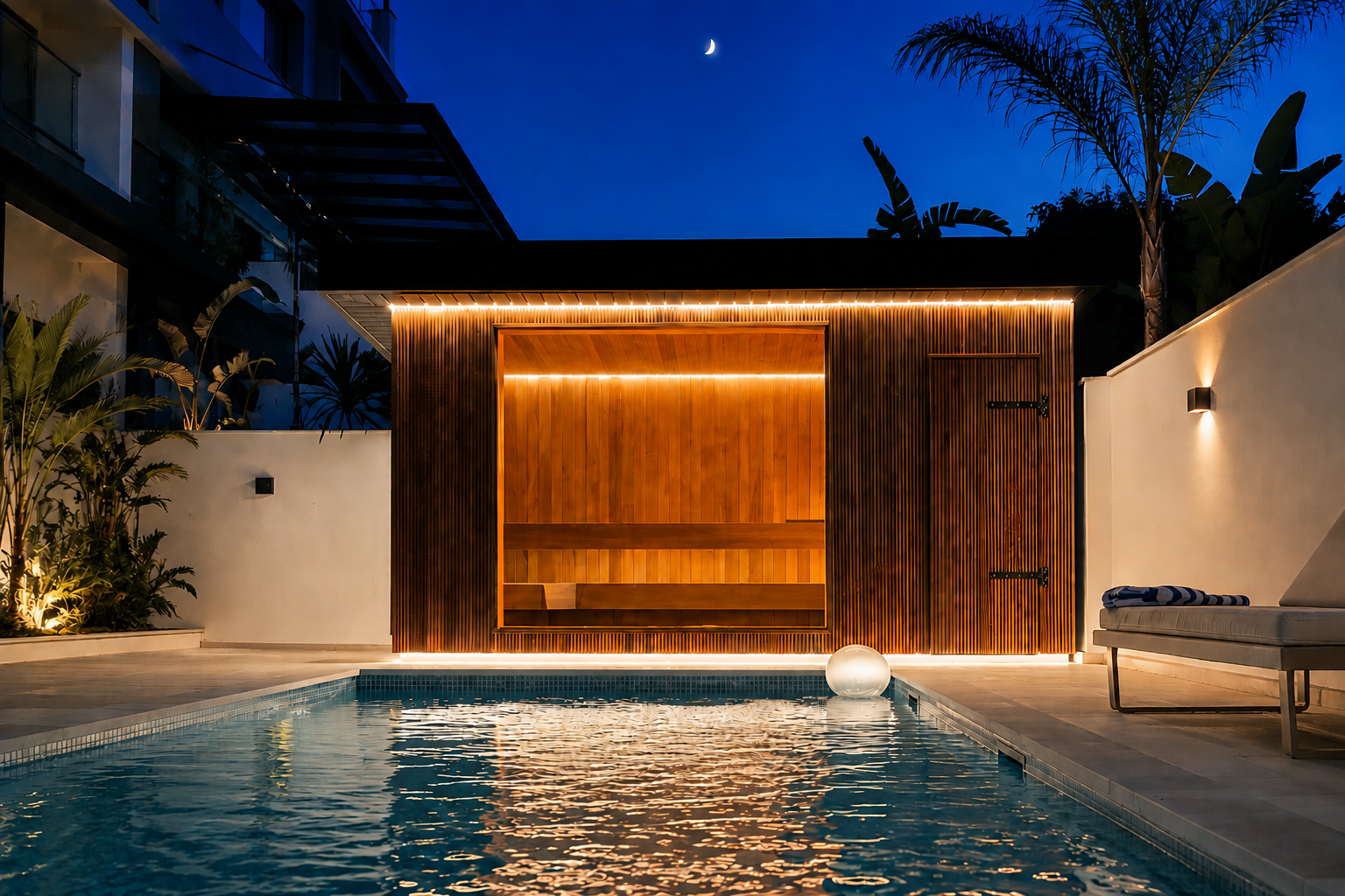 Premium Outdoor Sauna in Cyprus — Bespoke Sauna Design and Construction