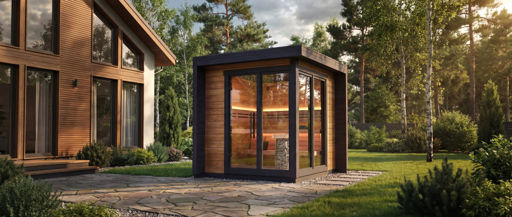 Leil Patio S Outdoor Sauna – 4-Person