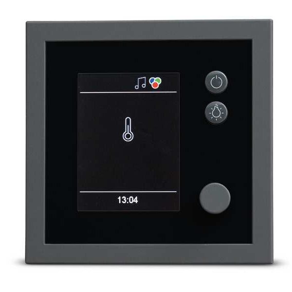 EOS EmoTec D Cloud Anthracite/Black – Premium Sauna Control Unit